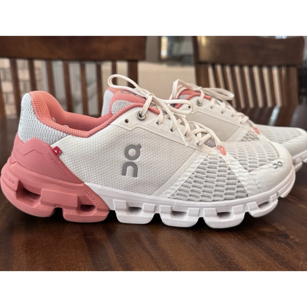 On Cloudflyer 2.0 Women's Running Athletic Shoes Size US 8 White Coral